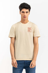 Beige Fashion T-shirt JGP-D307